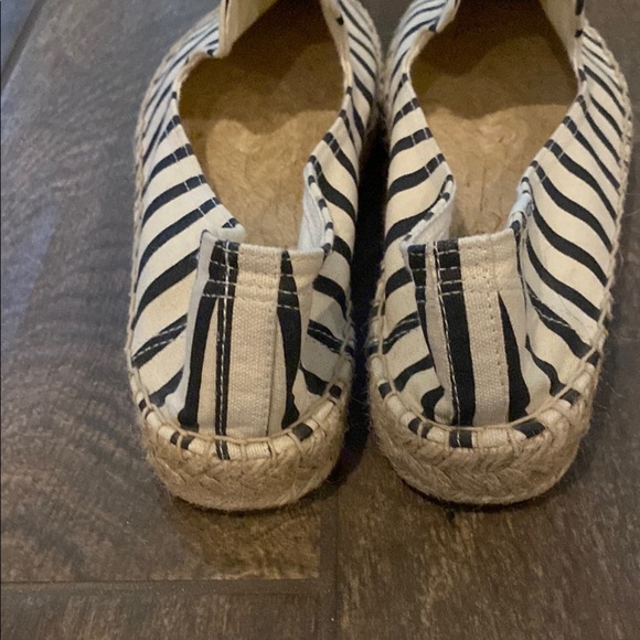 Striped Espadrille Flats - Picture 3 of 7